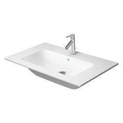 Duravit ME by Starck Waschtisch 490x830x180mm WonderGliss Weiß Hochglanz, Rechteck... DURAVIT-23368300001 4021534966545 (Abb. 1)