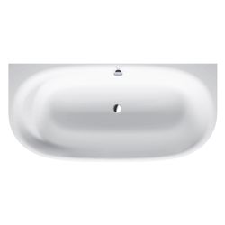 Duravit Cape Cod Badewanne 510x900x1900mm, Mattweiß, Halbrund, Vorwand, 1 Rück... DURAVIT-700364000000000 4021534986475 (Abb. 1)