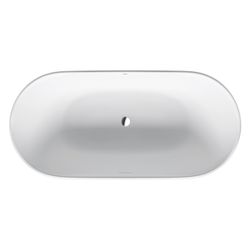 Duravit Luv Badewanne 615x750x1600mm, 165l, Mattweiß, Oval, Freistehend, 2 Rüc... DURAVIT-700461000000000 4063382014269 (Abb. 1)