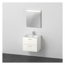 Duravit XBase Möbelwaschtisch, Waschtischunterbau, Spiegel 490x630x2000mm, 2 Schub... DURAVIT-XB007004545 4053424984414 (Abb. 1)