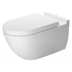 Duravit Starck 3 Wand-WC 620x365x380mm, Weiß Hochglanz, 6l, WonderGliss, Tiefspüle... DURAVIT-22260900001 4021534589201 (Abb. 1)