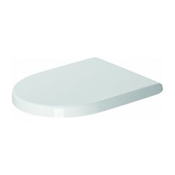 Duravit Starck 3 WC-Sitz D-shaped, Weiß Hochglanz 370x38x436mm, ohne Absenkautomati... DURAVIT-0063810000 4021534224171 (Abb. 1)
