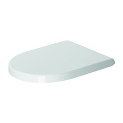 Duravit Starck 3 WC-Sitz D-shaped, Weiß HG 370x43x431mm mit Absenkauto. Sitzgarnitu... DURAVIT-0063890000 4021534386190 (Abb. 1)