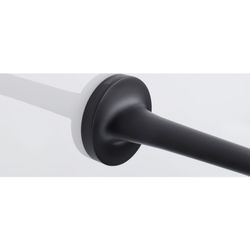 Duravit Starck T Handtuchhalter 486x88x57mm, Mattschwarz, Messing, 2 Arme, mit Befe... DURAVIT-0099414600 4053424703022 (Abb. 1)