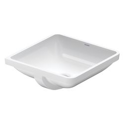 Duravit Starck 3 Einbauwaschtisch 465x465x185mm, Weiß Hochglanz, WonderGliss, ohne... DURAVIT-03054300001 4021534812231 (Abb. 1)