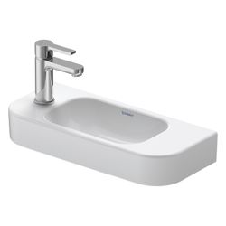 Duravit Happy D.2 Handwaschbecken 220x500x110mm Weiß HG, WonderGliss, Rechteckig, ... DURAVIT-07115000091 4021534942211 (Abb. 1)