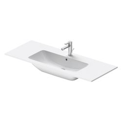 Duravit ME by Starck Waschtisch 490x1230x180mm, WonderGliss, Weiß Hochglanz, Recht... DURAVIT-23361200601 4053424327815 (Abb. 1)