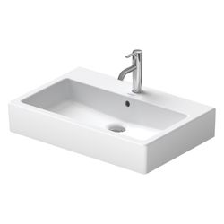 Duravit Vero Waschtisch 470x700x165mm wandhäng., Weiß Hochglanz, Rechteckig, 1 WP m... DURAVIT-0454700027 4021534693694 (Abb. 1)