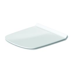 Duravit DuraStyle WC-Sitz D-shaped, Weiß Hochglanz 359x43x423mm, ohne Absenkautomat... DURAVIT-0063710000 4021534856532 (Abb. 1)