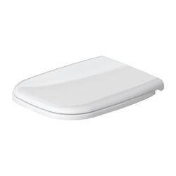 Duravit D-Code WC-Sitz Weiß Hochglanz 360x40x430mm, ohne Absenkautomatik, Edelstahl... DURAVIT-0067310000 4021534384769 (Abb. 1)