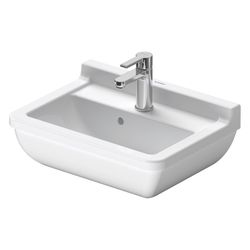 Duravit Starck 3 Waschtisch 360x500x180mm wandh. Weiß Hochglanz, Rechteckig, Wonde... DURAVIT-03005000001 4021534223099 (Abb. 1)