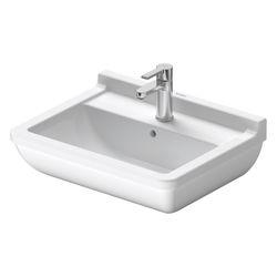 Duravit Starck 3 Waschtisch 430x550x225mm wandh. Weiß Hochglanz, Rechteckig, Wonde... DURAVIT-03005500001 4021534222962 (Abb. 1)