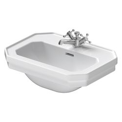 Duravit Serie 1930 Handwaschbecken 365x500x195mm, Weiß Hochglanz, WonderGliss, Okt... DURAVIT-07855000001 4021534192302 (Abb. 1)