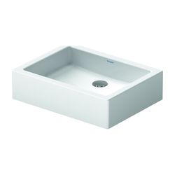 Duravit Vero Aufsatzbecken 500mm, Weiß Hochglanz, WonderGliss, Rechteckig, ohne Üb... DURAVIT-04555000001 4021534317347 (Abb. 1)
