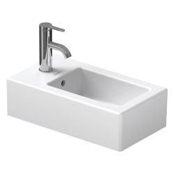 Duravit Vero Handwaschbecken 450x250x145mm, Weiß Hochglanz, Rechteckig,1 Waschplatz... DURAVIT-0702250000 4021534317378 (Abb. 1)