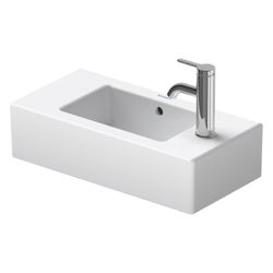Duravit Vero Handwaschbecken 250x500x150mm, Weiß HG, WonderGliss, Rechteckig, 1 Wa... DURAVIT-07035000001 4021534317361 (Abb. 1)