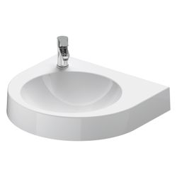 Duravit Architec Waschtisch 520x575x150mm wandhäng., Weiß Hochglanz, Halbrund, 1 Wa... DURAVIT-0449580008 4021534563348 (Abb. 1)