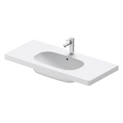 Duravit D-Code Waschtisch 480x1050x180mm, Weiß Hochglanz, Rechteckig, 1 Waschplatz... DURAVIT-03421000002 4021534457920 (Abb. 1)