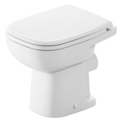 Duravit D-Code Stand WC 480x350x385mm, Weiß Hochglanz, 6l, Tiefspüler, halb offen, ... DURAVIT-2108090000 4021534344244 (Abb. 1)