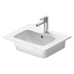 Duravit ME by Starck Waschtisch 430x530x180mm WonderGliss Weiß Hochglanz, Rechteck... DURAVIT-23365300001 4063382002082 (Abb. 1)