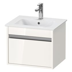 Duravit Ketho Waschtischunterbau wandh. 412x500x410mm, Compact Betongrau Matt, Gri... DURAVIT-KT640400707 4063382032393 (Abb. 1)