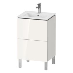 Duravit L-Cube Waschtischunterbau bodenst. 421x520x704mm Eiche Marmoriert Matt, Gr... DURAVIT-LC667105555 4067116351699 (Abb. 1)
