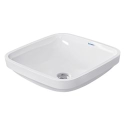 Duravit DuraStyle Einbauwaschtisch 400x400x150mm, Weiß Hochglanz, WonderGliss, ohn... DURAVIT-03733700001 4021534850660 (Abb. 1)