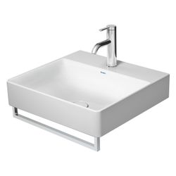 Duravit Universal Handtuchhalter 64x449x71mm, Mattschwarz, Messing, 1 Arm, mit Befe... DURAVIT-0030294600 4053424707143 (Abb. 1)