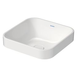 Duravit Happy D.2 Plus Aufsatzbecken 400mm, Weiß Hochglanz/Anthrazit Matt, WonderG... DURAVIT-23594061001 4053424896786 (Abb. 1)