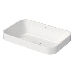 Duravit Happy D.2 Plus Aufsatzbecken 600mm, Weiß Hochglanz/Anthrazit Matt, WonderG... DURAVIT-23596061001 4053424896823 (Abb. 1)