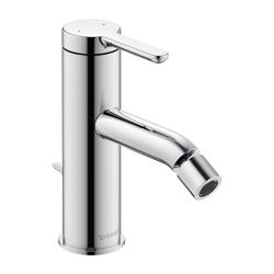 Duravit C.1 Einhebel-Bidetmischer, Chrom HG, Standmontage, Ausladung 121mm, Chrom... DURAVIT-C12400001010 7612158491451 (Abb. 1)