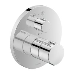 Duravit C.1 Brausethermostat Unterputz, Anzahl Verbraucher 2, Chrom Hochglanz, 20... DURAVIT-C14200014010 7612158492359 (Abb. 1)
