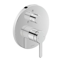 Duravit C.1 Einhebel-Brausemischer Unterputz, Anzahl Verbraucher 2, Chrom, Hand-/... DURAVIT-C14210012010 7612158492274 (Abb. 1)