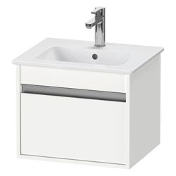 Duravit Ketho Waschtischunterbau wandh. 412x500x410mm, Compact Mattweiß, Griffleis... DURAVIT-KT640401818 4063382032416 (Abb. 1)