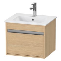 Duravit Ketho Waschtischunterbau wandh. 412x500x410mm Compact Natur Eiche Matt, Gr... DURAVIT-KT640403030 4063382032515 (Abb. 1)