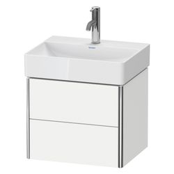 Duravit XSquare Waschtischunterbau wandhäng. 390x484x397mm Compact, Mattweiß, Grif... DURAVIT-XS430501818 4063382034830 (Abb. 1)