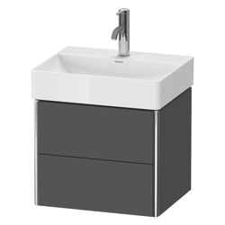 Duravit XSquare Waschtischunterbau wandhäng. 390x484x397mm Compact, Graphit Matt, ... DURAVIT-XS430504949 4063382034885 (Abb. 1)