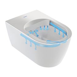 Duravit SensoWash Starck F Kompakt Dusch-WC 575x378x405mm, Weiß glänzend, 4,5/... DURAVIT-650002012004300 4067116003321 (Abb. 1)