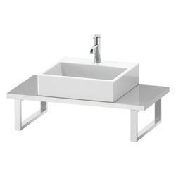 Duravit L-Cube Konsole variabel 480x800-2000x30mm, Compact Betongrau Matt, ohne Ko... DURAVIT-LC104C00707 4053424923901 (Abb. 1)