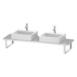 Duravit L-Cube Konsole variabel 480x800-2000x30mm, Compact Taupe Matt, ohne Konsol... DURAVIT-LC105C09191 4053424924298 (Abb. 1)