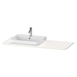 Duravit Happy D.2 Konsole 550x1300x16mm, Weiß Seidenmatt, ohne Konsolenträger, 1 A... DURAVIT-HP031KM3636 4053424872742 (Abb. 1)