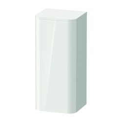 Duravit Happy D.2 Halbhochschrank, Lack 360x400x880mm Weiß SM, 1 Tür R, 2 Glasfach... DURAVIT-HP1260R8484 4067116027983 (Abb. 1)