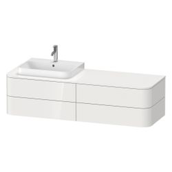 Duravit Happy D.2 Konsolenwaschtischunterbau wandhäng. 550x1600x408mm R, Graphit S... DURAVIT-HP4973R8080 4053424869872 (Abb. 1)