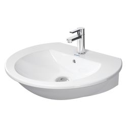 Duravit Waschtisch Darling New 550x650x185mm wandhäng., Weiß Hochglanz, Halbrund, 1... DURAVIT-2621650000 4021534606236 (Abb. 1)