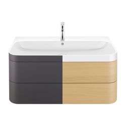 Duravit C.1 Einhebel-Waschtischmischer M, Chrom, 5l/min, Hebelgriff, mit Garnitur... DURAVIT-C11020001010 7612158491086 (Abb. 1)