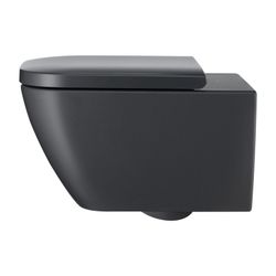 Duravit Happy D.2 WC-Sitz Anthrazit Matt 359x43x430mm mit Absenkauto. Sitzgarnitur ... DURAVIT-0064591300 4053424703381 (Abb. 1)