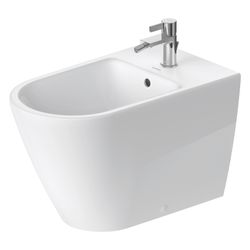 Duravit D-Neo Stand Bidet 650x370x400mm, Weiß Hochglanz, 1 HL, mit Überlauf mit Bef... DURAVIT-2294100000 4063382017208 (Abb. 1)