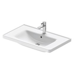 Duravit D-Neo Waschtisch 480x800x165mm, Weiß Hochglanz, Rechteckig, 1 Waschplatz/HL... DURAVIT-2367800000 4053424981970 (Abb. 1)
