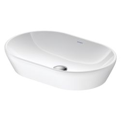 Duravit D-Neo Aufsatzbecken 600mm, Weiß Hochglanz, HalbOval, ohne Überlauf und HLB... DURAVIT-2372600070 4063382136022 (Abb. 1)