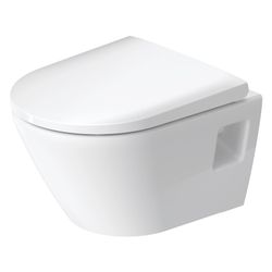 Duravit D-Neo Wand-WC 480x370x400mm, Weiß Hochglanz, 4,5l, Tiefspüler, rimless, waa... DURAVIT-2587090000 4063382111265 (Abb. 1)